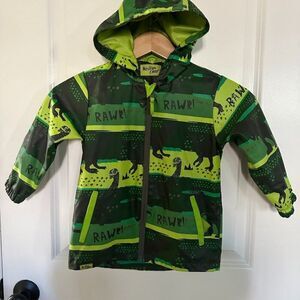 NWOT Western Chief Rawr Dinosaur Rain Jacket Size 4T